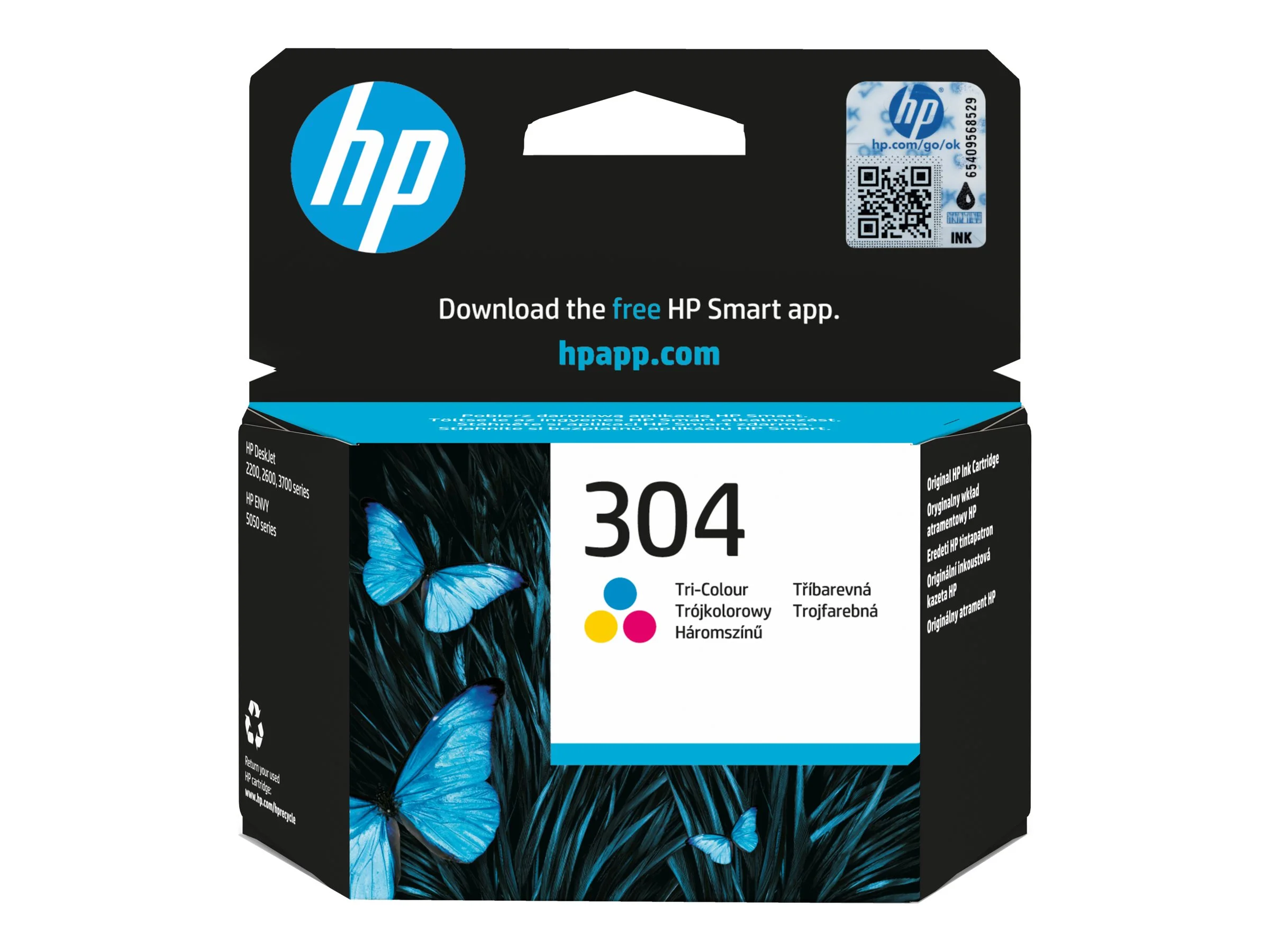 HP 304 Tri-color Ink Cartridge