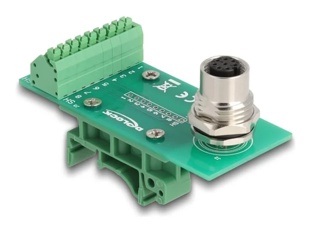 DELOCK M12 ubergabemodul 8 Pin zu 9 Pin