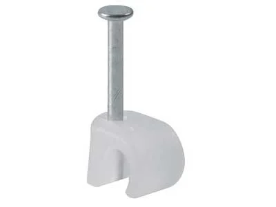 SE 100 Stck Nagelschelle TC5-7 weiss