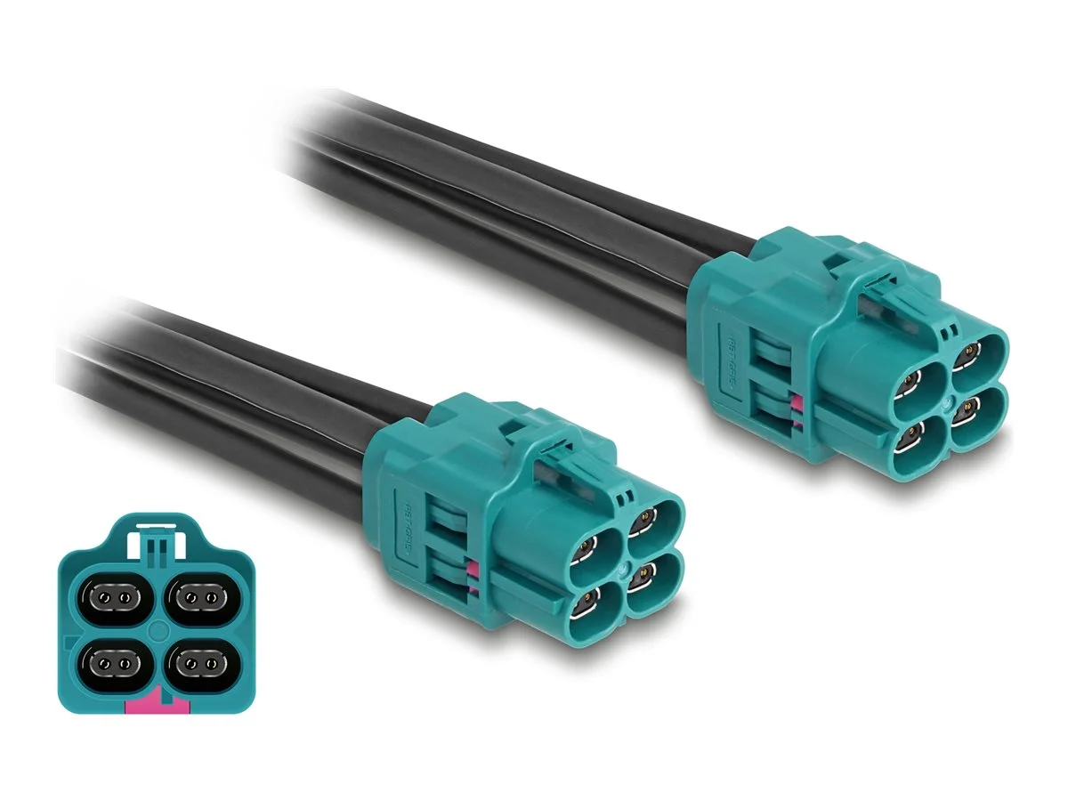 DELOCK Kabel HDMTD Z quad Buchse 1 m