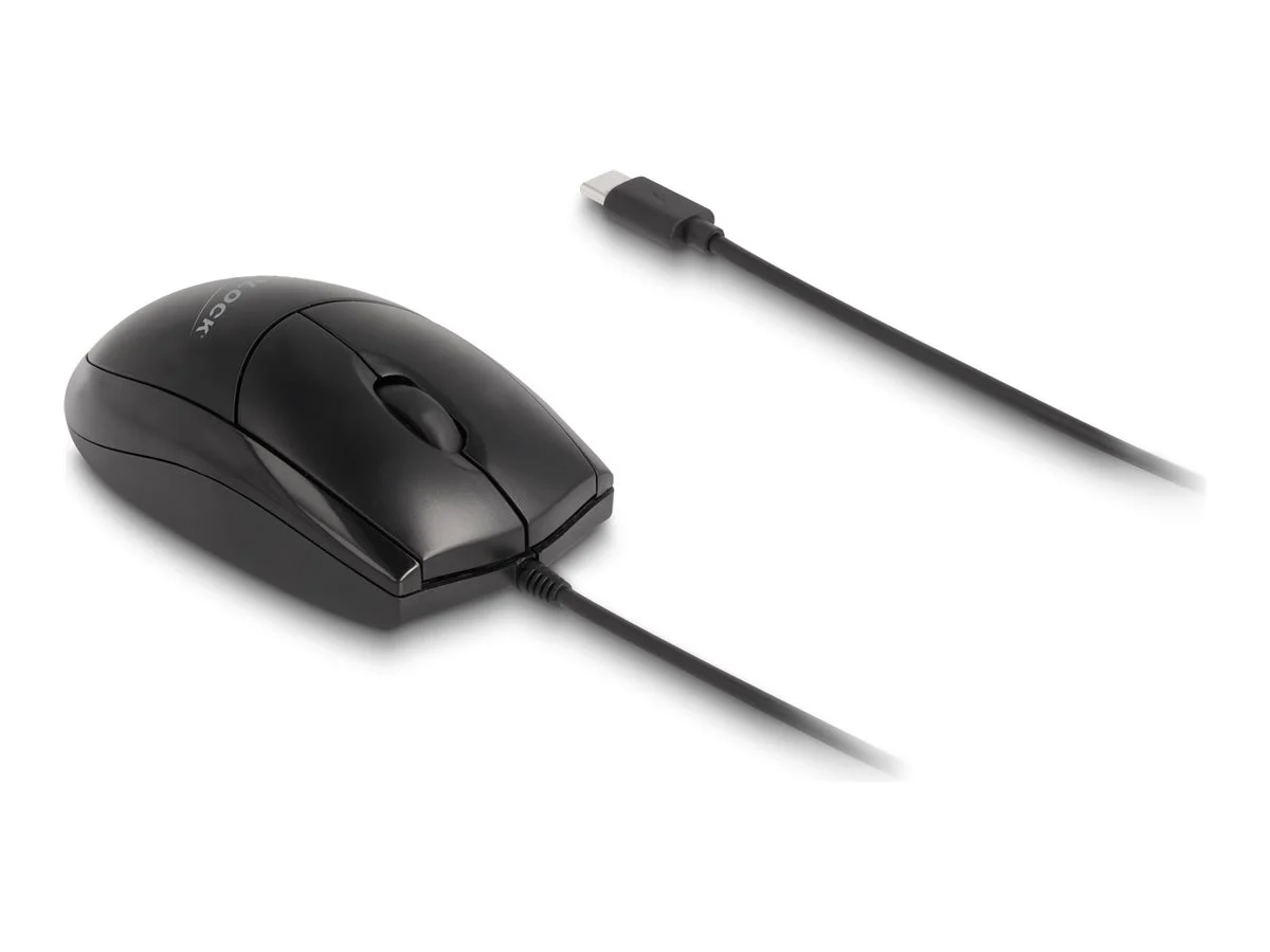 DELOCK Optische USB Type-C Desktop Maus