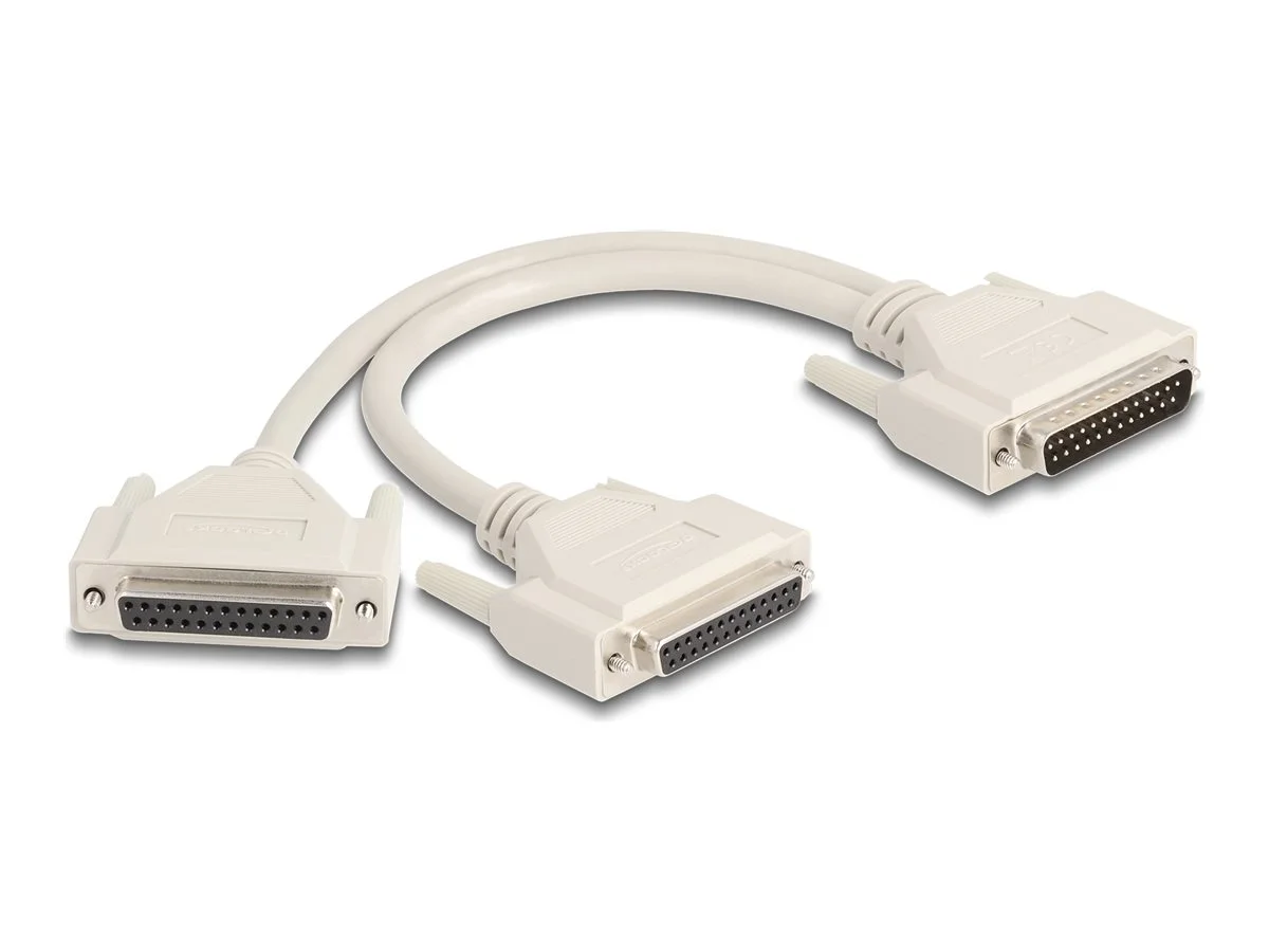 DELOCK Adapter Y-Kabel Splitter D-Sub 25