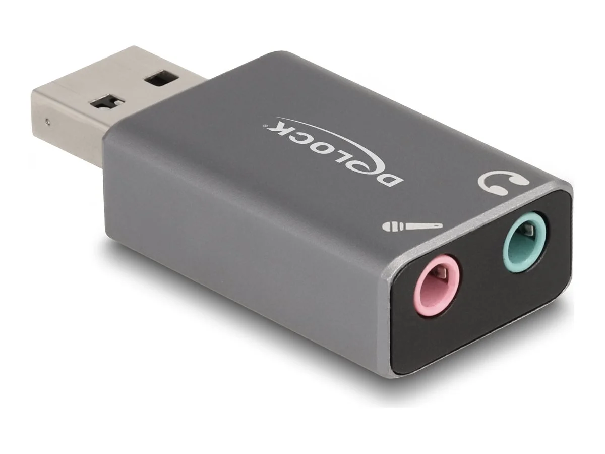 DELOCK Externe USB Soundkarte mit USB-A