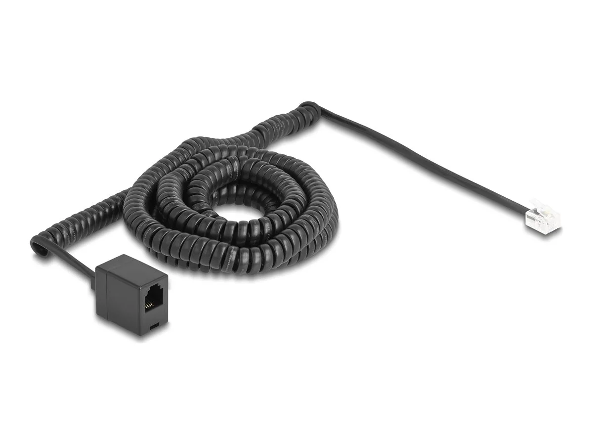 DELOCK RJ11 Stecker zu RJ11 Buchse 10m