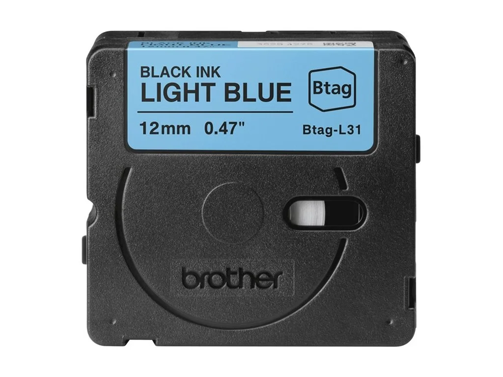 BROTHER 12MM BTAGL31 Ribbon Black