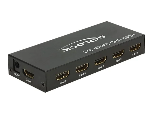 DELOCK Switch HDMI 5 in > 1 out HDMI
