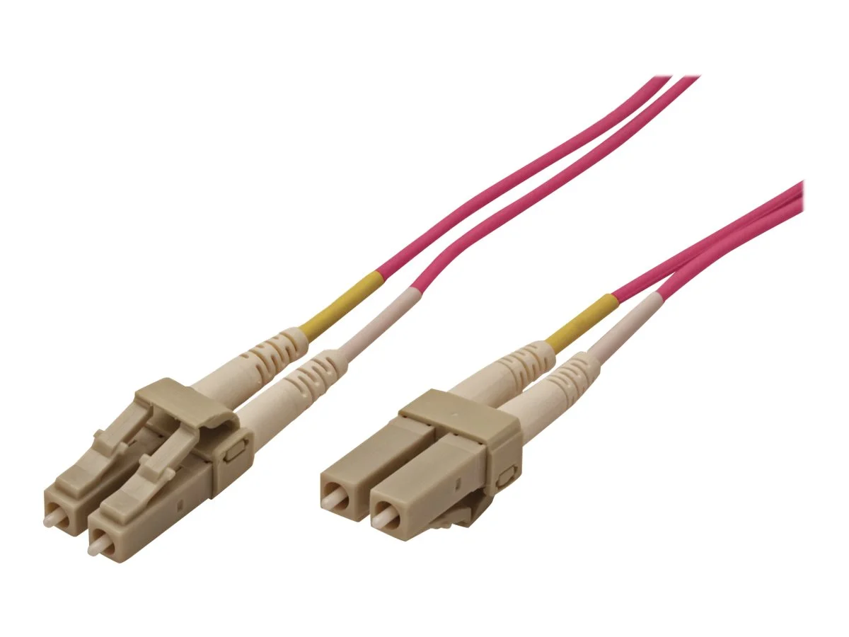 ROLINE LWL-Kabel LC/LC violett 1m