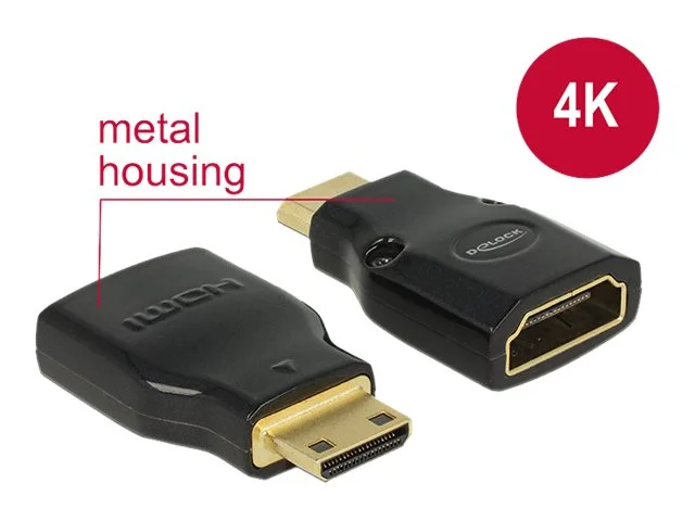 DELOCK Adapter HDMI Mini-C > HDMI-A 4K