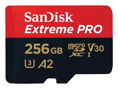 Extreme Pro Microsdxc 256GB+SD Adapter 200MB/S 140MB/S A2 C10 V