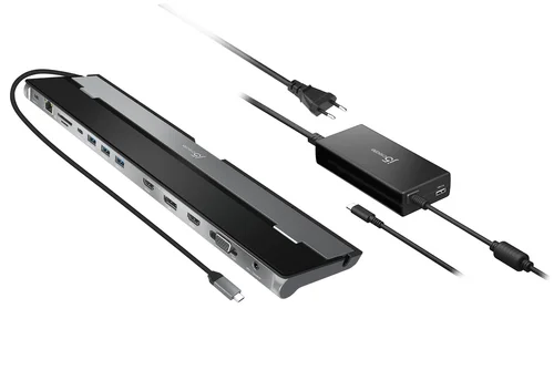 USB-C Triple Display Docking Station With 100W PD Adapter - E