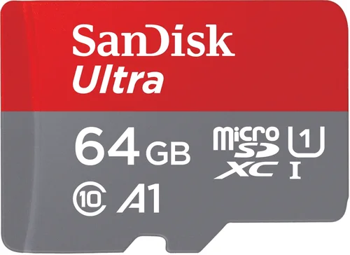 Sandisk Ultra Microsdxc 64GB + SD Adapter 140MB/S A1 CLASS10 IP