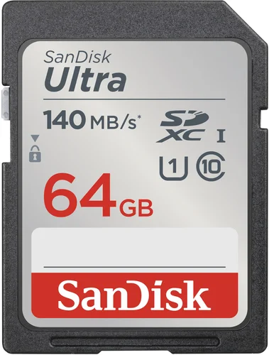 Sandisk Ultra 64GB SDXC Memory Card 140MB/S