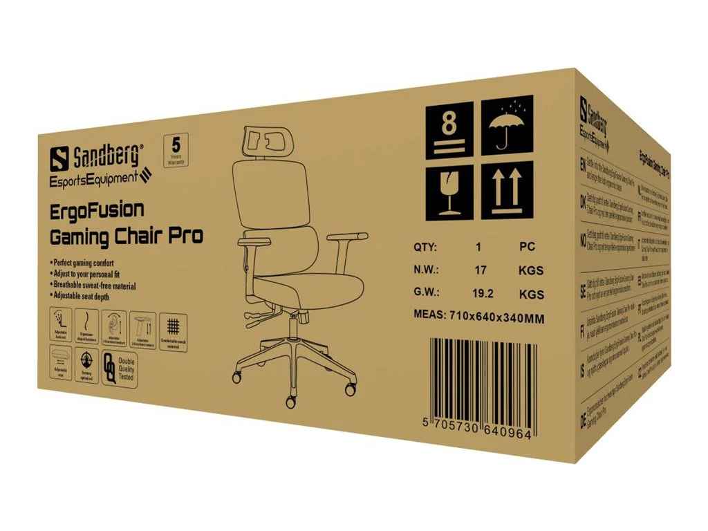 SANDBERG ErgoFusion Gaming Chair Pro