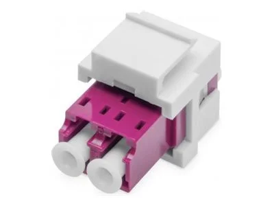 ASSMANN Fiber LC-duplex coupler MM-OM4