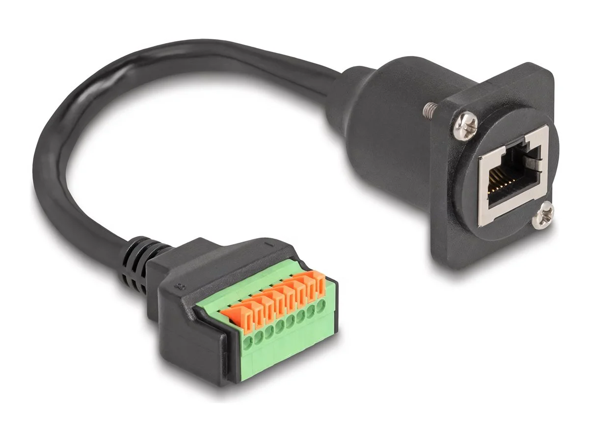 DELOCK D-Typ Kabel RJ45 zu Terminalblock