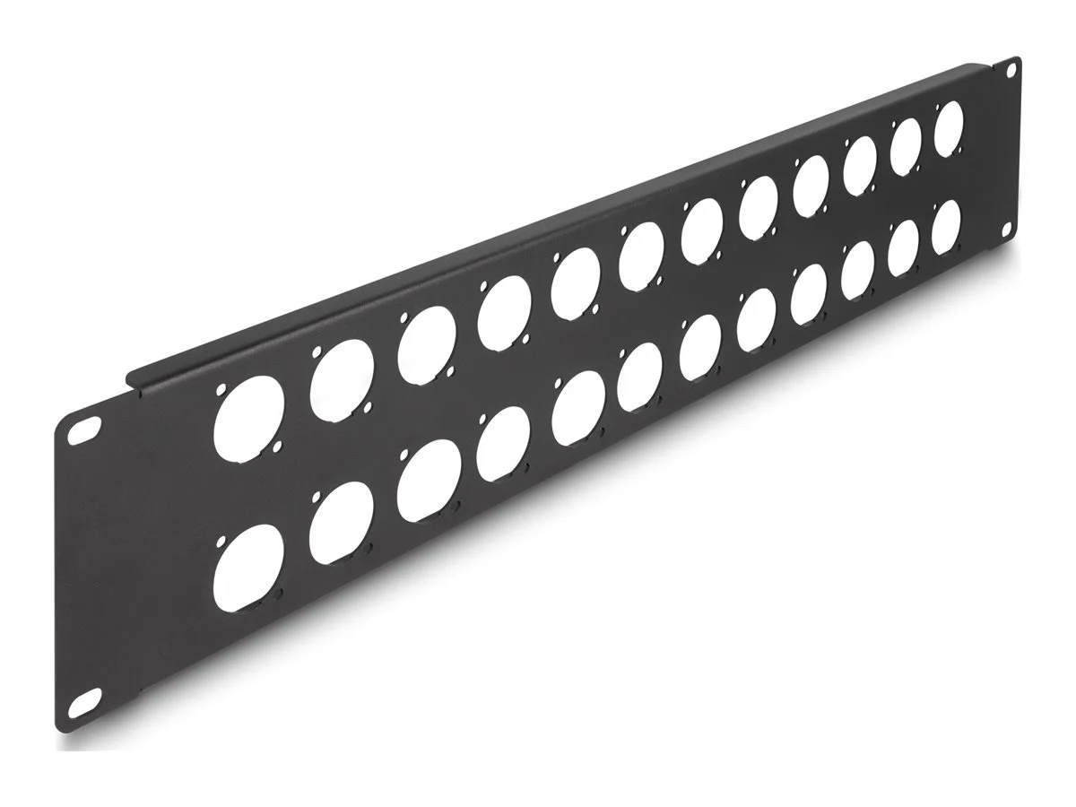 DELOCK 48,26cm D-Typ Patchpanel 24Port 2