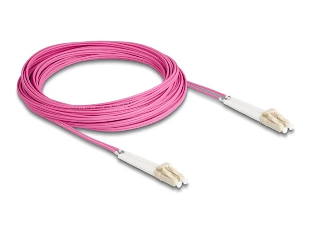 DELOCK LWL Kabel LC Duplex OM4 10m
