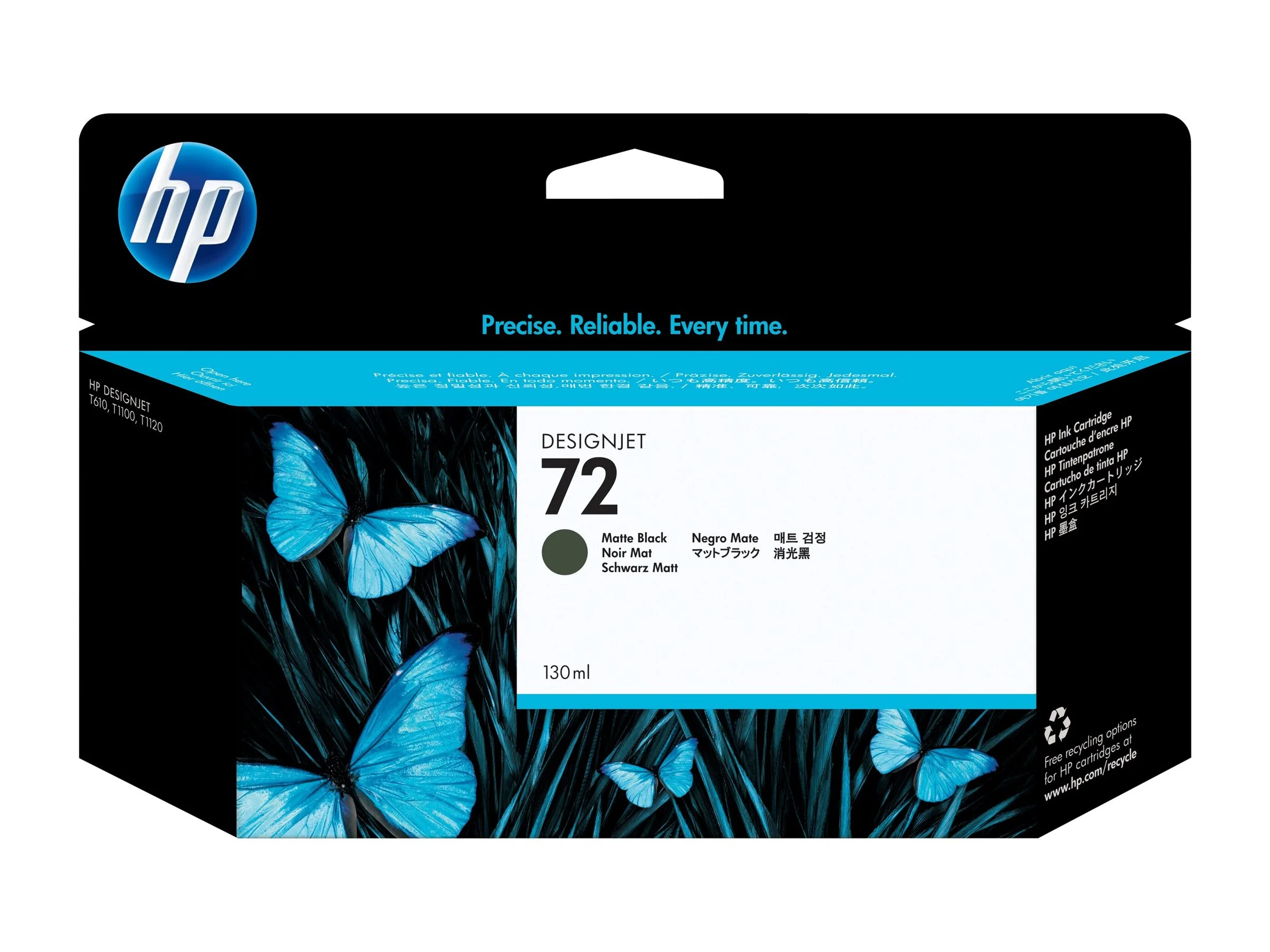 HP 72 Tinte schwarz matt Vivera 130ml