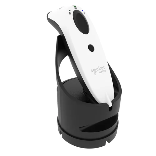 Socketscan S720 Linear Barcode QR Code Reader White Black Dock