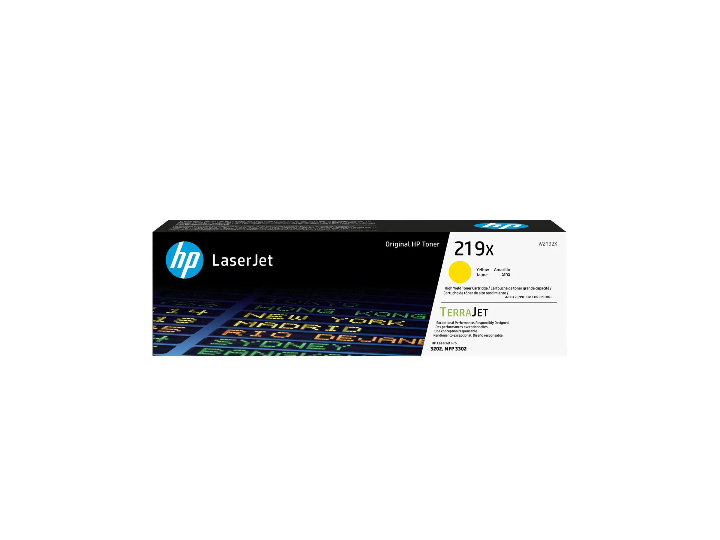 HP 219X HY Yellow Org LJ Toner Cartridge
