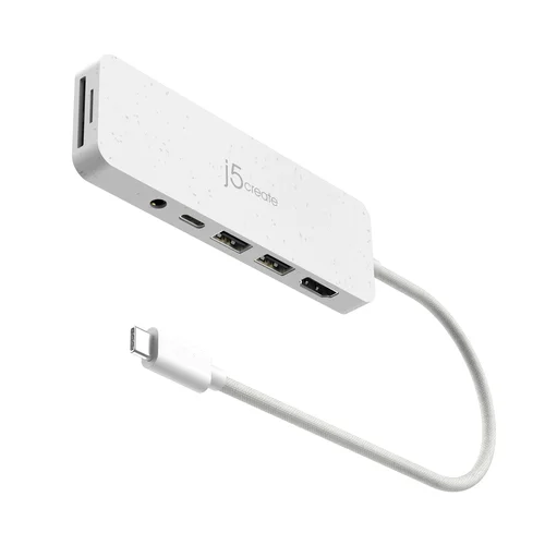 Eco-Friendly USB-C MU-Porthub Power Delivery -White