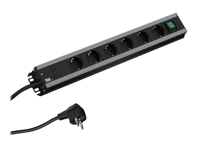 BACHMANN HANDWERKERLEISTE 6xSchutzkontak