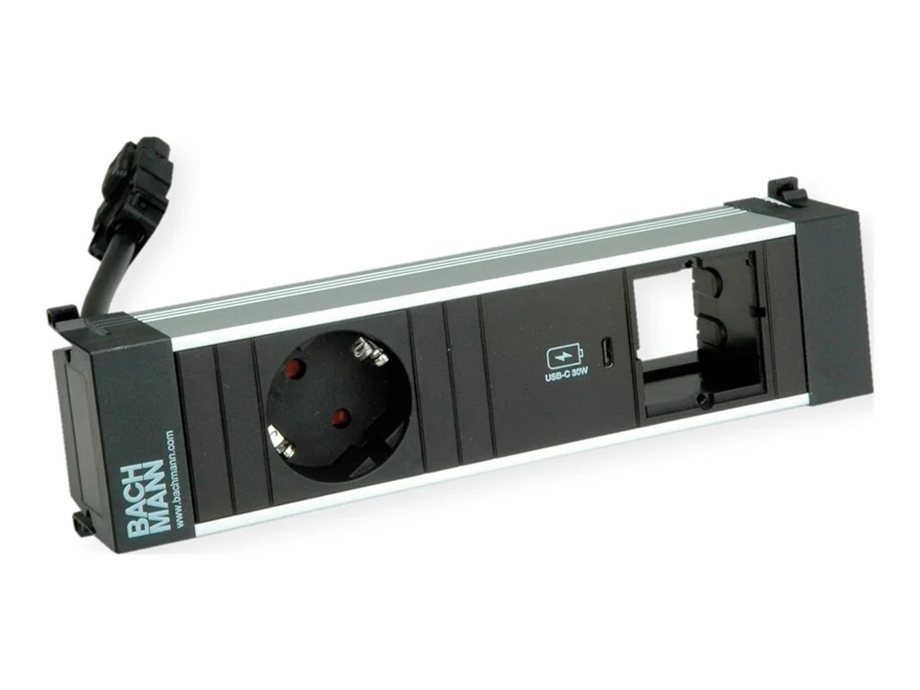 BACHMANN POWER FRAME 1xCEE7/3 1xUSB C