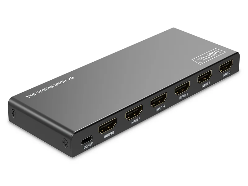 DIGITUS 5x1 HDMI Switch 8K/60Hz 4:4:4