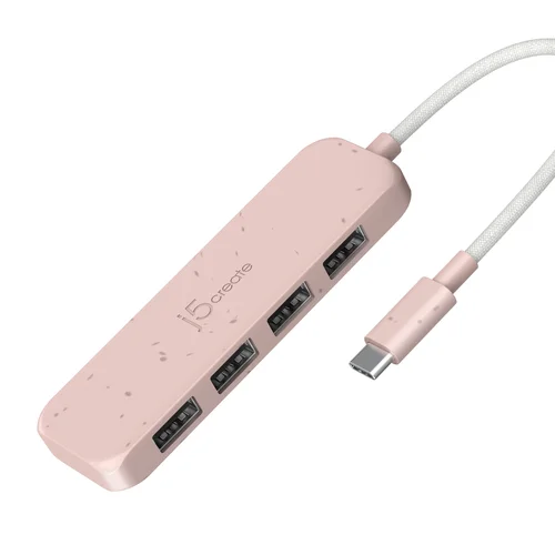 Eco-Friendly USB-C to 4-Port Type-A Gen 2 Hub