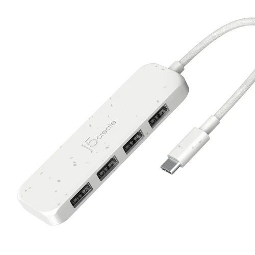 Eco-Friendly USB-C to 4-Port Type-A Gen 2 Hub