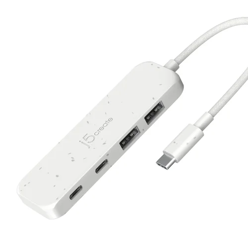 Eco-Friendly USB-C to 4-Port Type-C  Type-A Gen 2 Hub