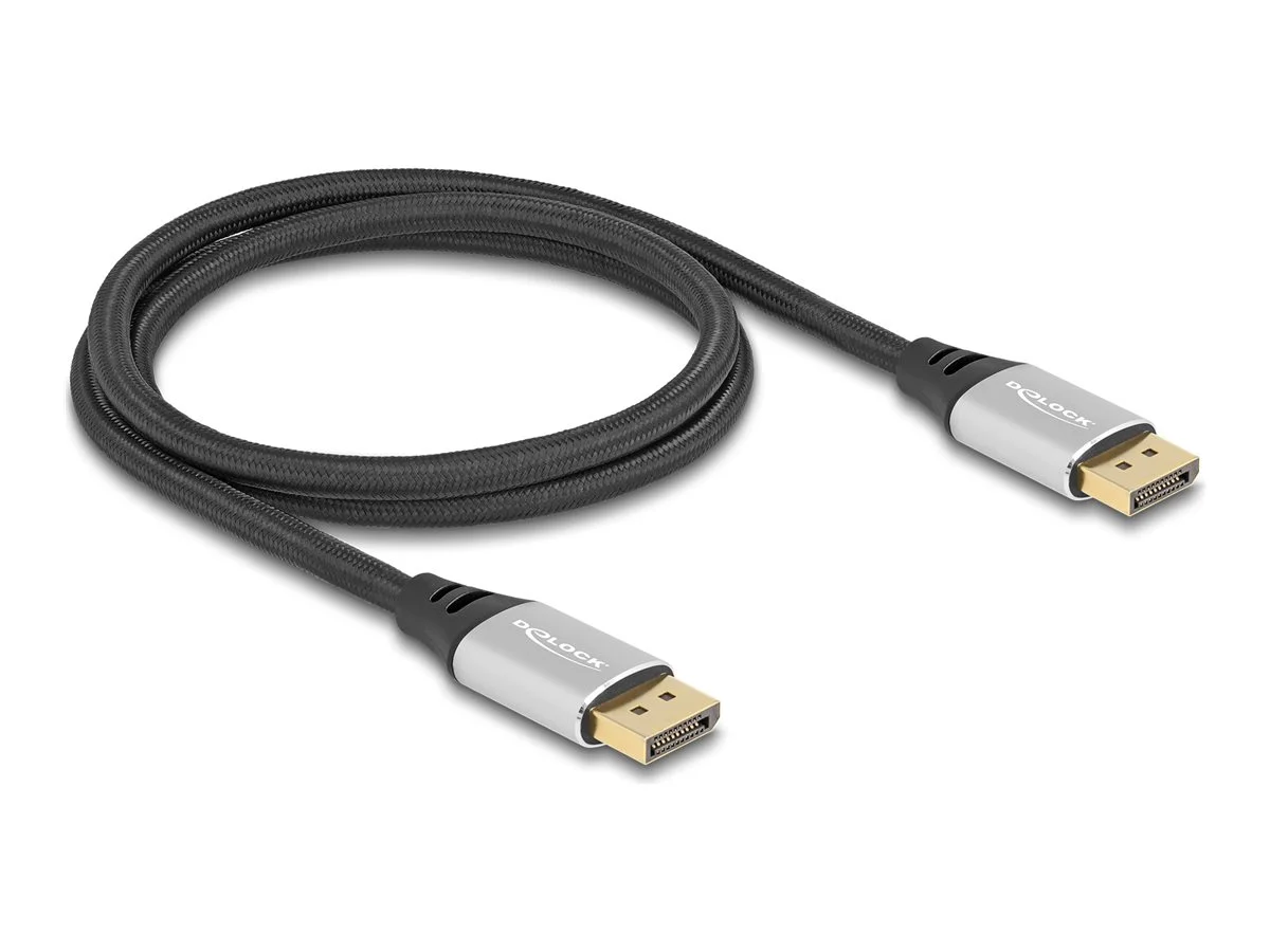 DELOCK DisplayPort Kabel 16K 60Hz 1m sil