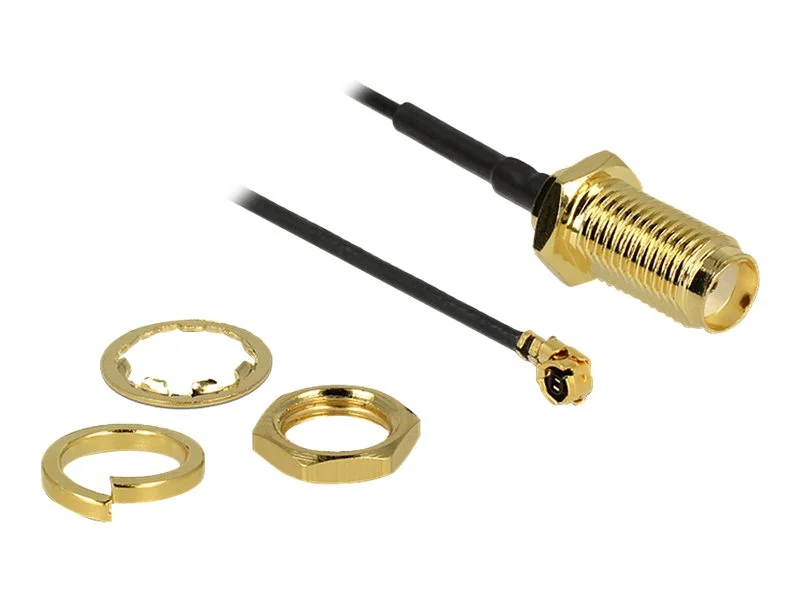 DELOCK Antennenkabel SMA Buchse Einbau