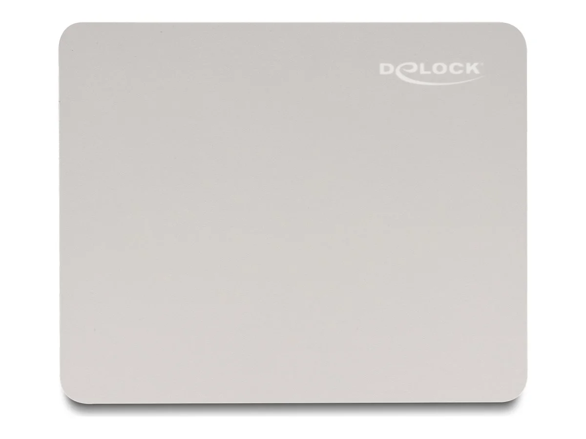 DELOCK Mauspad greige 220 x 180mm Glas