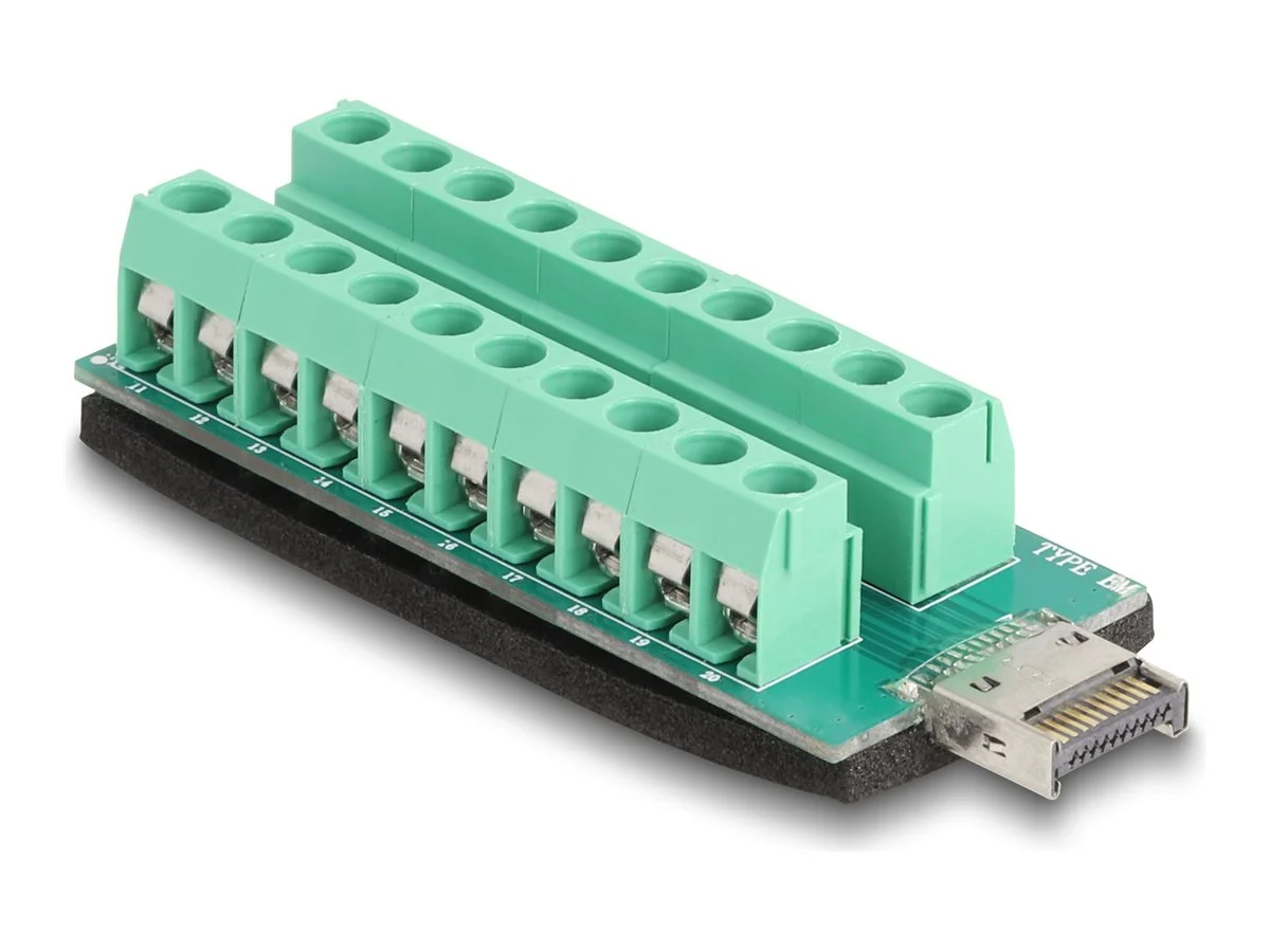 DELOCK USB Typ-E Key A Stecker zu Termi