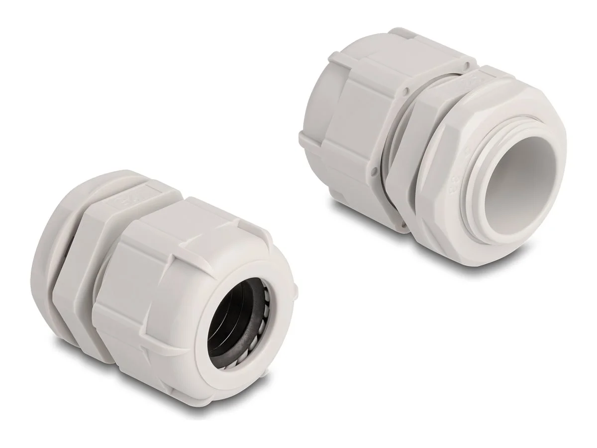 DELOCK Kabelverschraubung M25 10 St grau