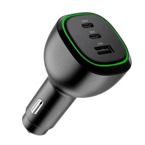 Rapid Power 165W Car Charger 2 X USB-C 1 X USB-A 240W