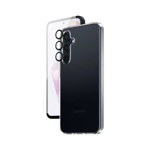 Safe Bundle Samsung A35 5G Screenprotec+tpucase+camerarings