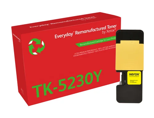 Everyday Remanufactured Toner Yellow Replaces Kyocera TK-5230Y