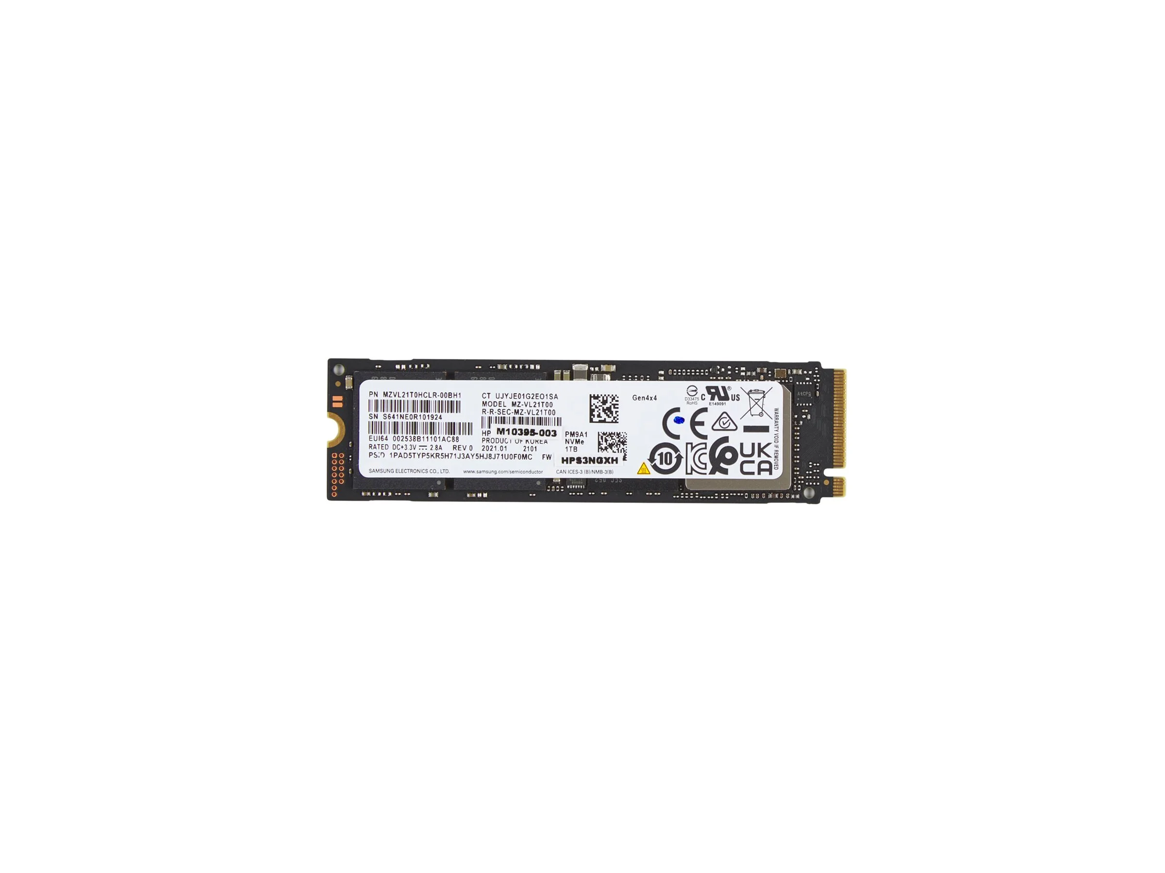HP 1TB PCIe-4x4 NVMe Solid State Drive