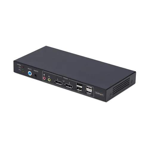 2-Port DisplayPort KVM Switch Dual-View Video Matrix 4K 60HZ