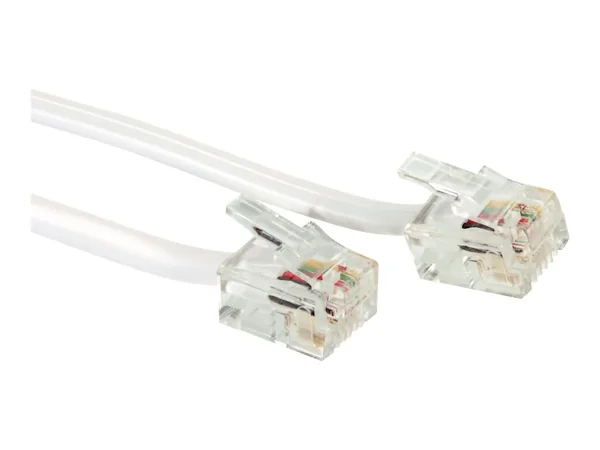 VALUE RJ12-Kabel 6P4C grau 15m