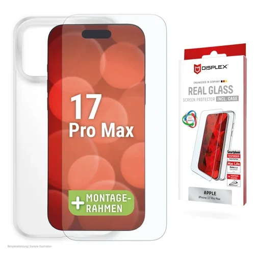 Displex Real Glass + Case iPhone 17 Pro Max