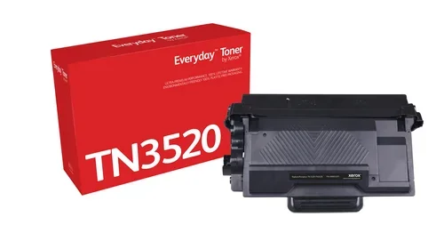 Everyday Black Toner Replaces Brother TN3520 Ultra High Capaci