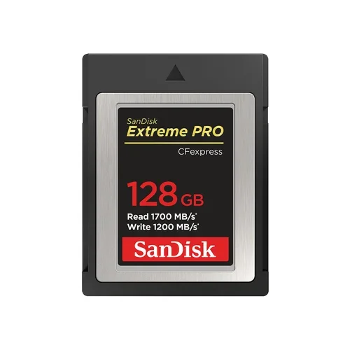 Sdcfexpress 128GB Extreme Pro 1700MB/S R 1200MB/S W 4X6