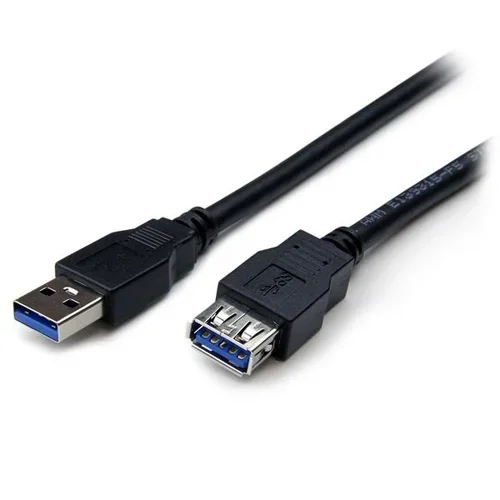 2M Black USB 3.0 Male to Female USB 3.0 Extension Cable A to A