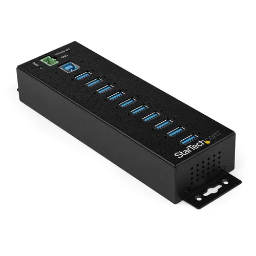10PT Ind. USB3 Hub Ext Power Adptr ESD 350W Surge P