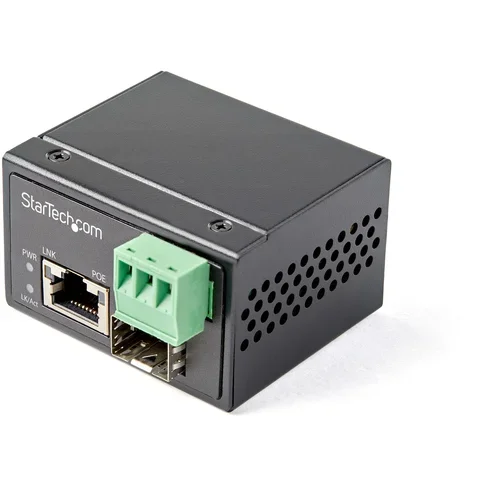 30W Poe+ Fiber to Ethernet Media Converter