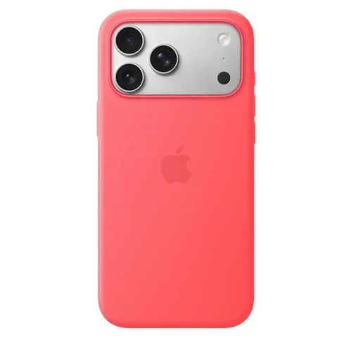 IPHONE 17 PRO MAX SILICONE CASE WITH MAGSAFE BRIGHT GUAVA