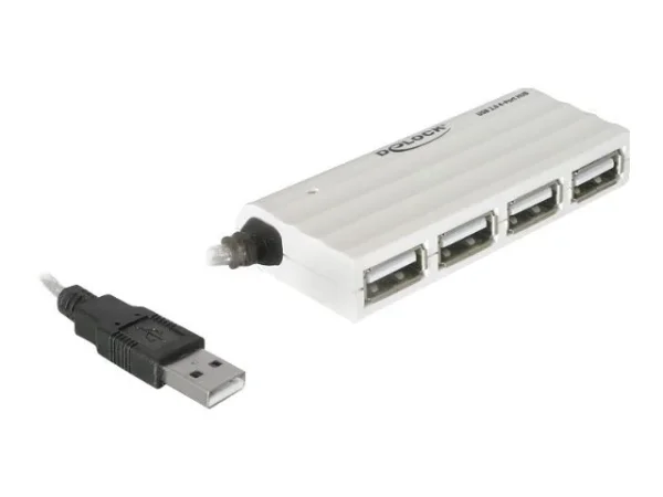 DELOCK HUB USB 2.0 4 Port ext. ZSlimZ